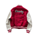 Louis Vuitton Red & White Dreaming Varsity Jacket - Morely TrendsLouis Vuitton Type here:)