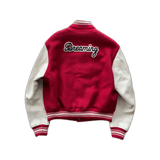 Louis Vuitton Red & White Dreaming Varsity Jacket - Morely TrendsLouis Vuitton Type here:)