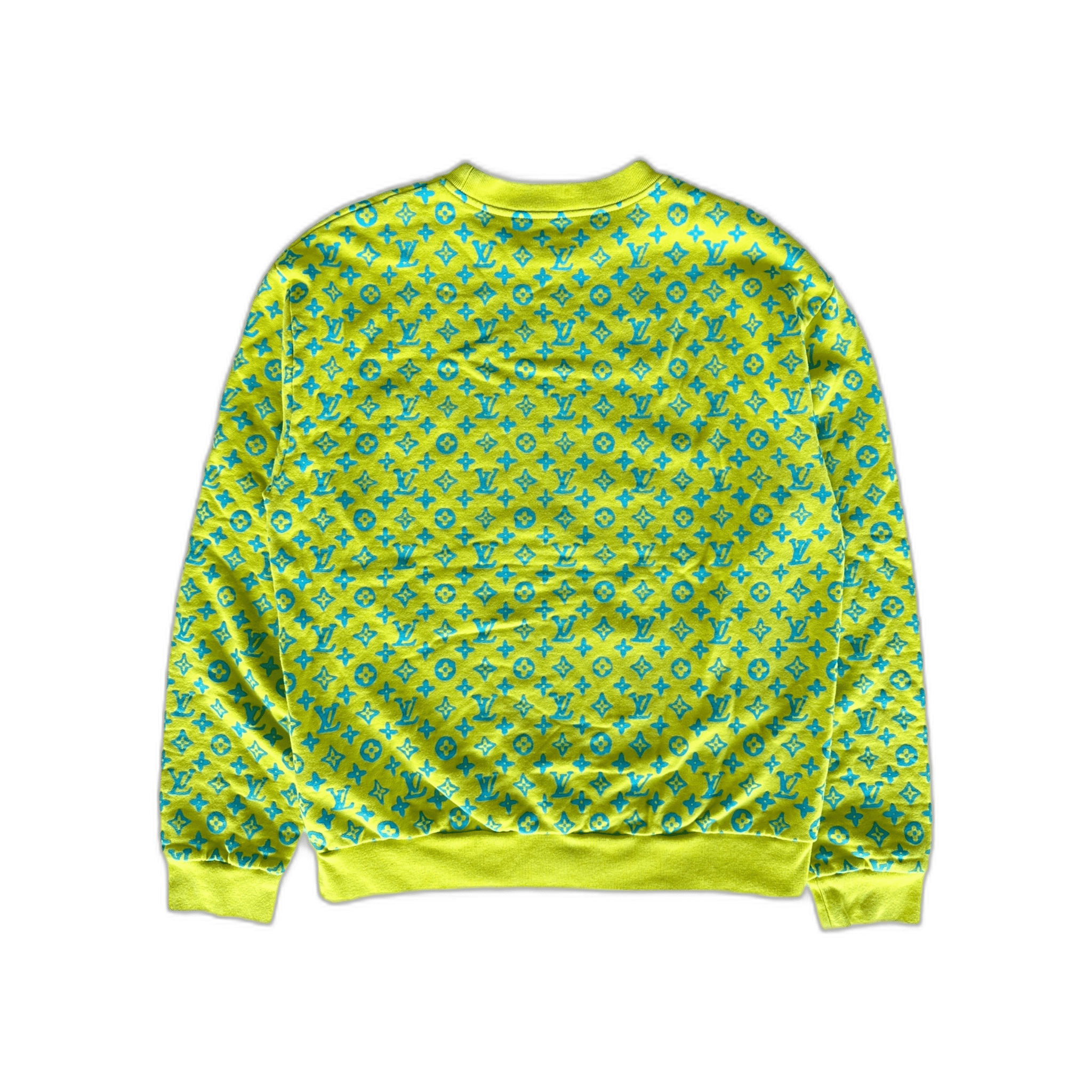 Louis Vuitton Yellow & Blue Monogram Sweater - Morely TrendsLouis Vuitton Type here:)