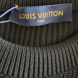 Louis Vuitton Black Rue Du Pont Waffle Knit Sweater - Morely TrendsLouis Vuitton Type here:)