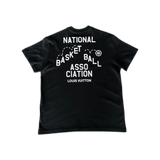 Louis Vuitton NBA Black & White Logo T-Shirt - Morely TrendsLouis Vuitton Type here:)