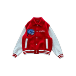 Louis Vuitton Yayoi Kusama Red & White Varsity Jacket - Morely TrendsLouis Vuitton Type here:)