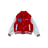 Louis Vuitton Yayoi Kusama Red & White Varsity Jacket - Morely TrendsLouis Vuitton Type here:)