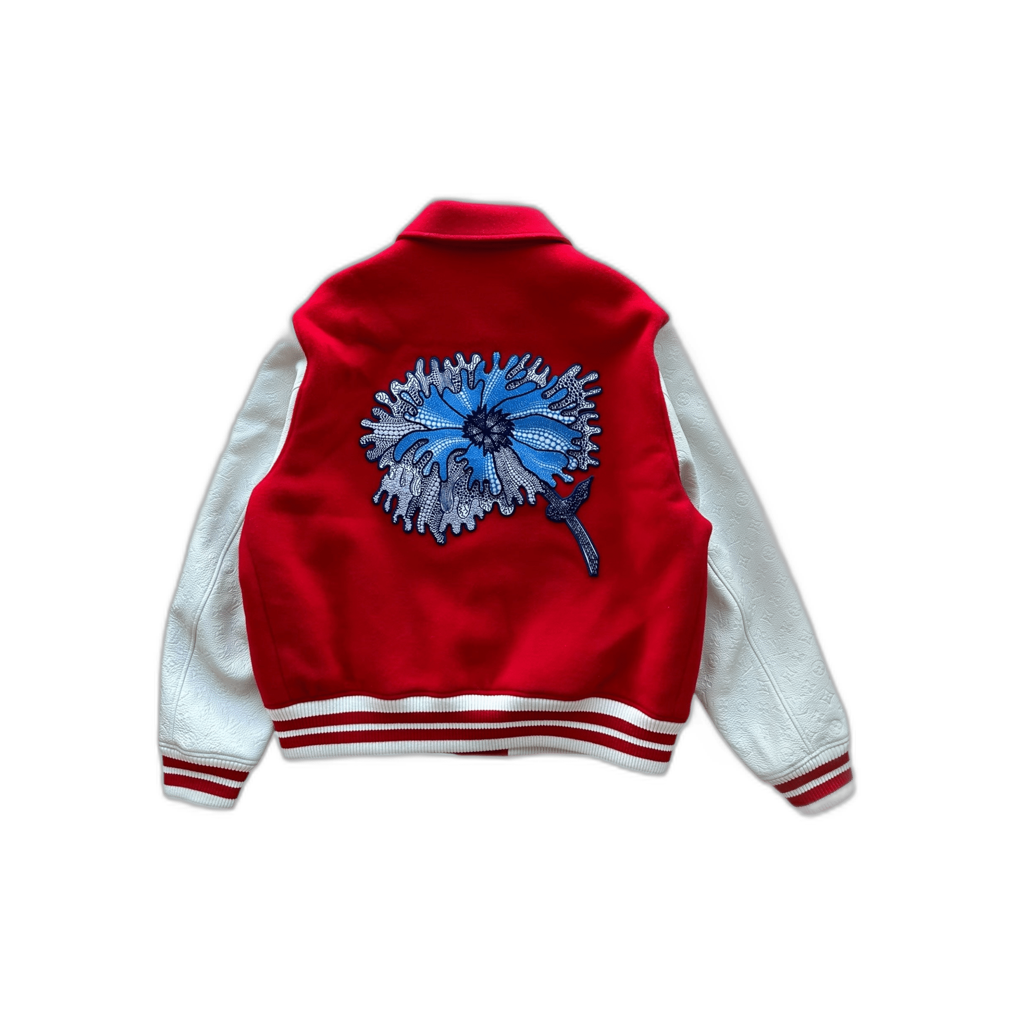 Louis Vuitton Yayoi Kusama Red & White Varsity Jacket - Morely TrendsLouis Vuitton Type here:)