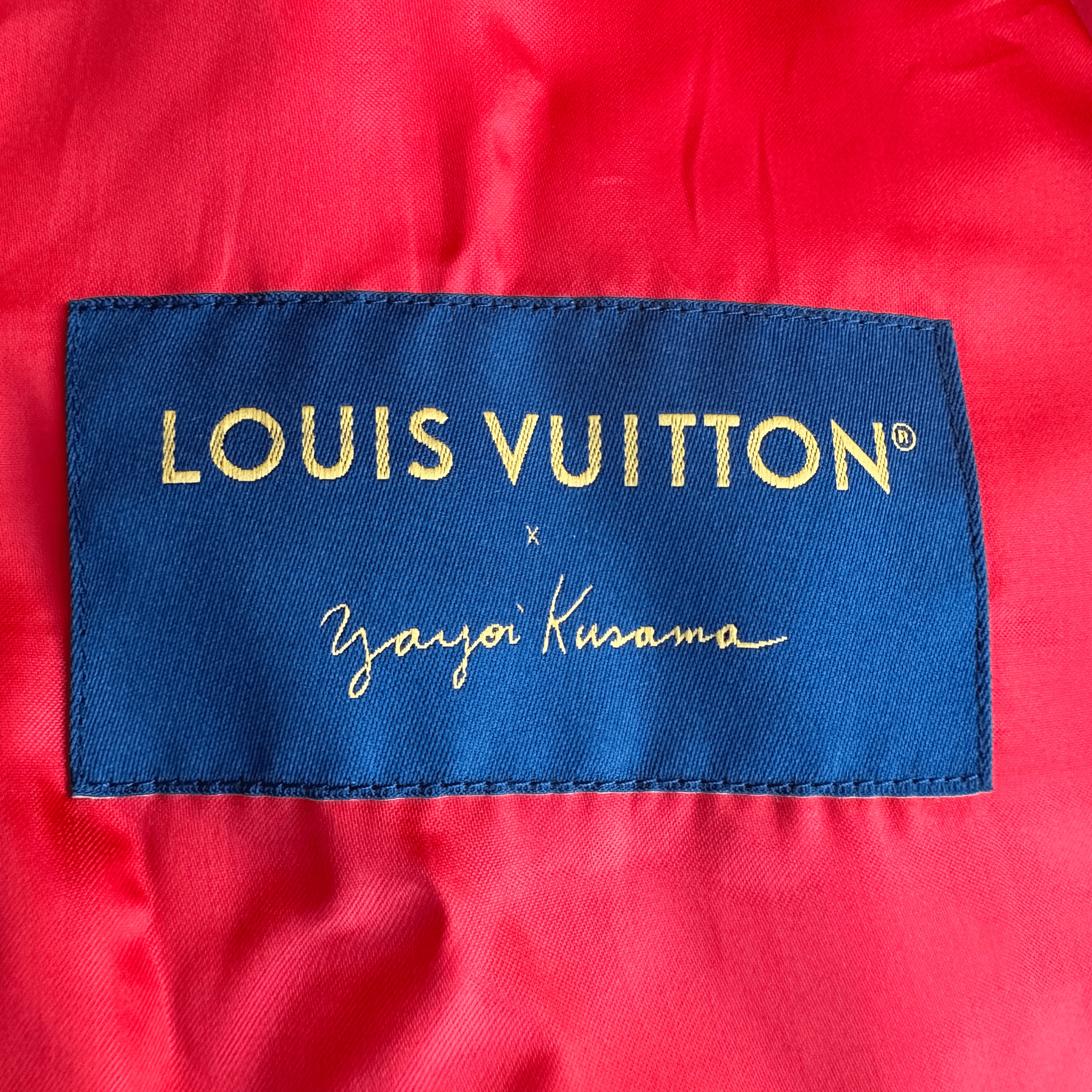 Louis Vuitton Yayoi Kusama Red & White Varsity Jacket - Morely TrendsLouis Vuitton Type here:)