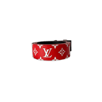 Louis Vuitton Supreme Red Monogram Leather Belt - Morely TrendsLouis Vuitton Type here:)