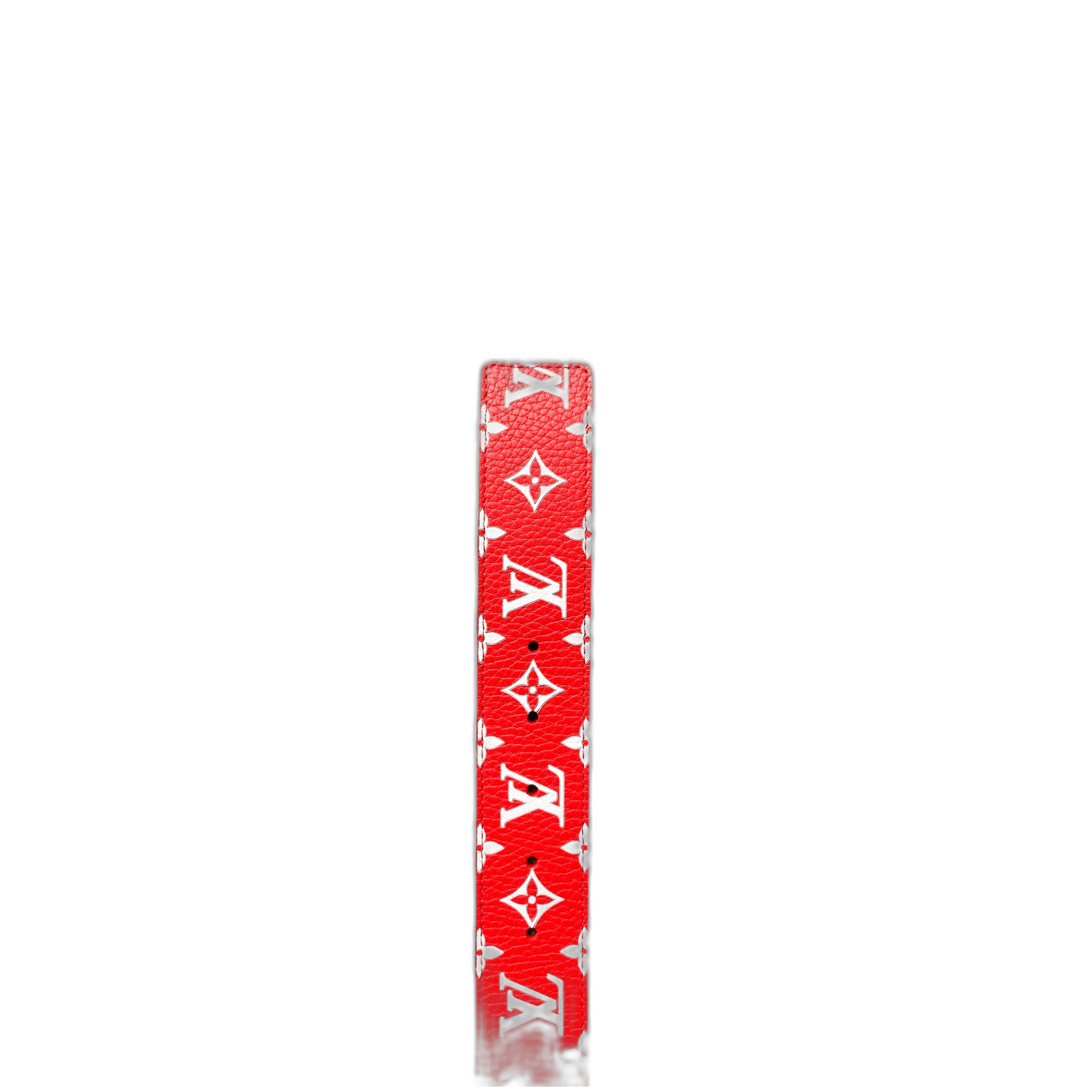 Louis Vuitton Supreme Red Monogram Leather Belt - Morely TrendsLouis Vuitton Type here:)
