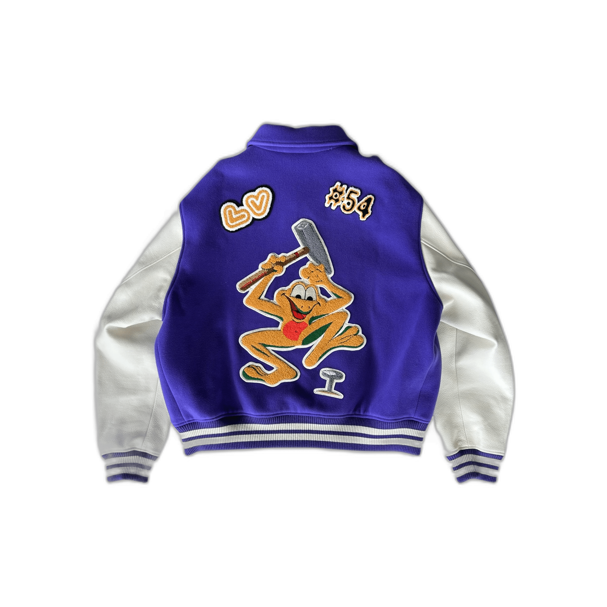 Louis Vuitton Purple & White Frog Varsity Jacket - Morely TrendsLouis Vuitton Type here:)