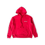 Chrome Hearts Red & White Scroll Logo Hoodie - Morely TrendsChrome Hearts Type here:)