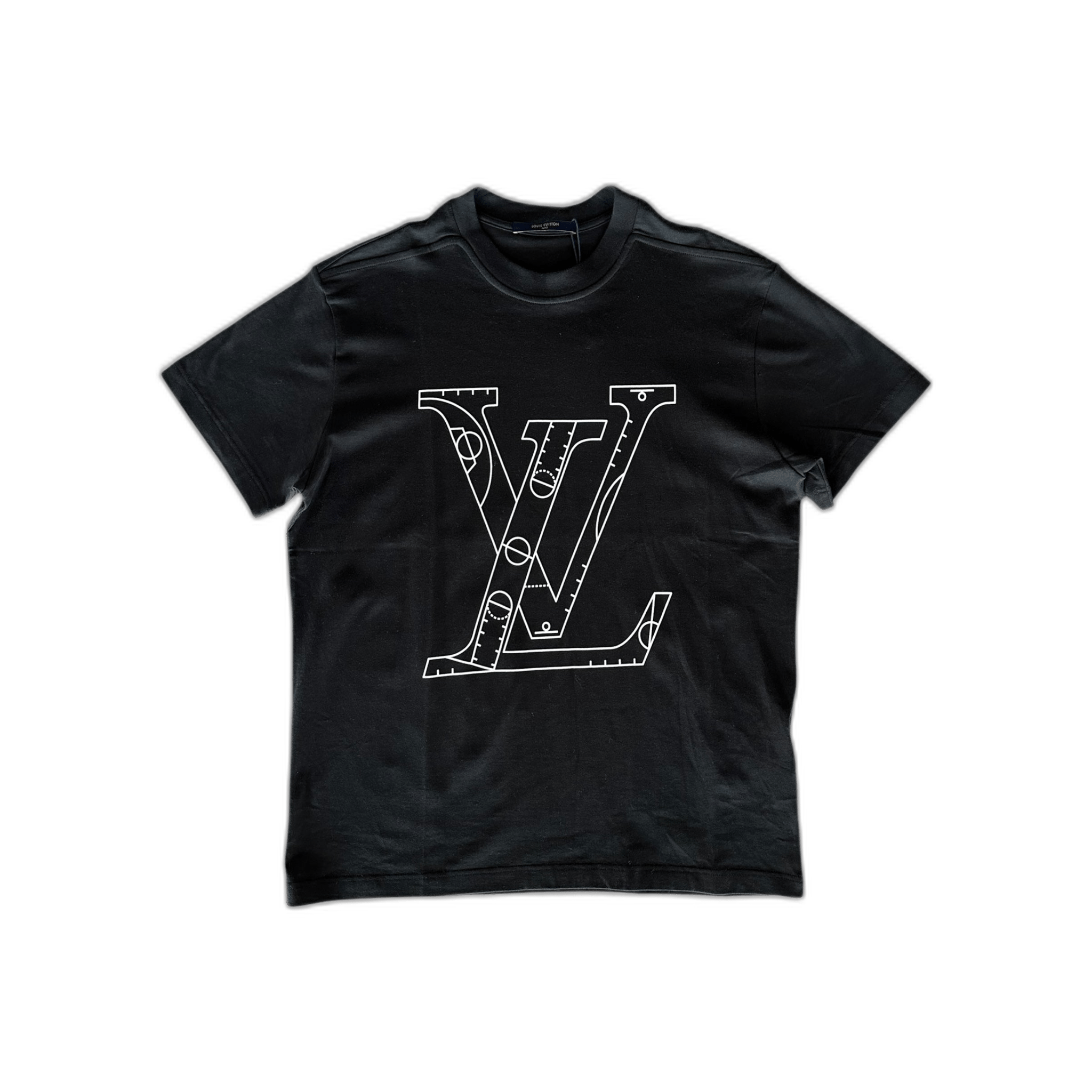 Louis Vuitton NBA Black & White Logo T-Shirt - Morely TrendsLouis Vuitton Type here:)