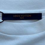 Louis Vuitton White & Blue LV Stitch Logo T-Shirt - Morely TrendsLouis Vuitton Type here:)