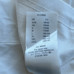 Louis Vuitton White & Blue LV Stitch Logo T-Shirt - Morely TrendsLouis Vuitton Type here:)