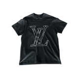 Louis Vuitton NBA Black & White Logo T-Shirt - Morely TrendsLouis Vuitton Type here:)