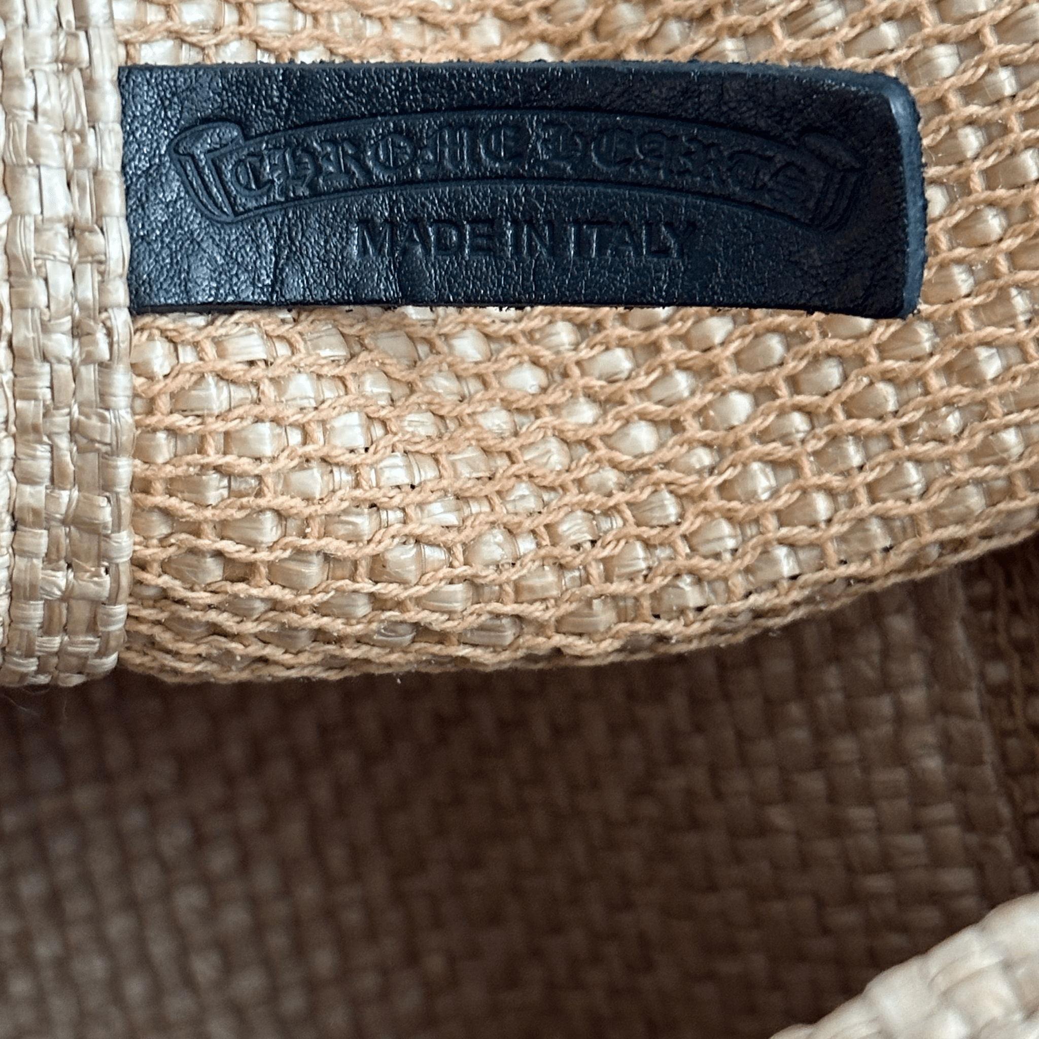 Chrome Hearts Beige & Black Cross Logo Beach Tote Bag - Morely TrendsChrome Hearts Type here:)