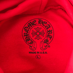 Chrome Hearts Red & White Scroll Logo Hoodie - Morely TrendsChrome Hearts Type here:)
