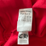 Chrome Hearts Red & White Scroll Logo Hoodie - Morely TrendsChrome Hearts Type here:)