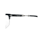 Chrome Hearts Black & Silver Evagilist Glasses - Morely TrendsChrome Hearts Type here:)