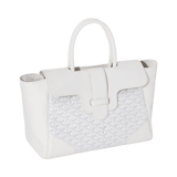 Goyard Saigon Tote Bag White