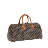 Goyard Boston 45 Bag Black Tan