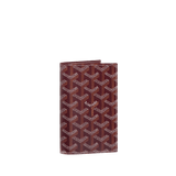 Goyard Grenelle Passport Cover Burgundy