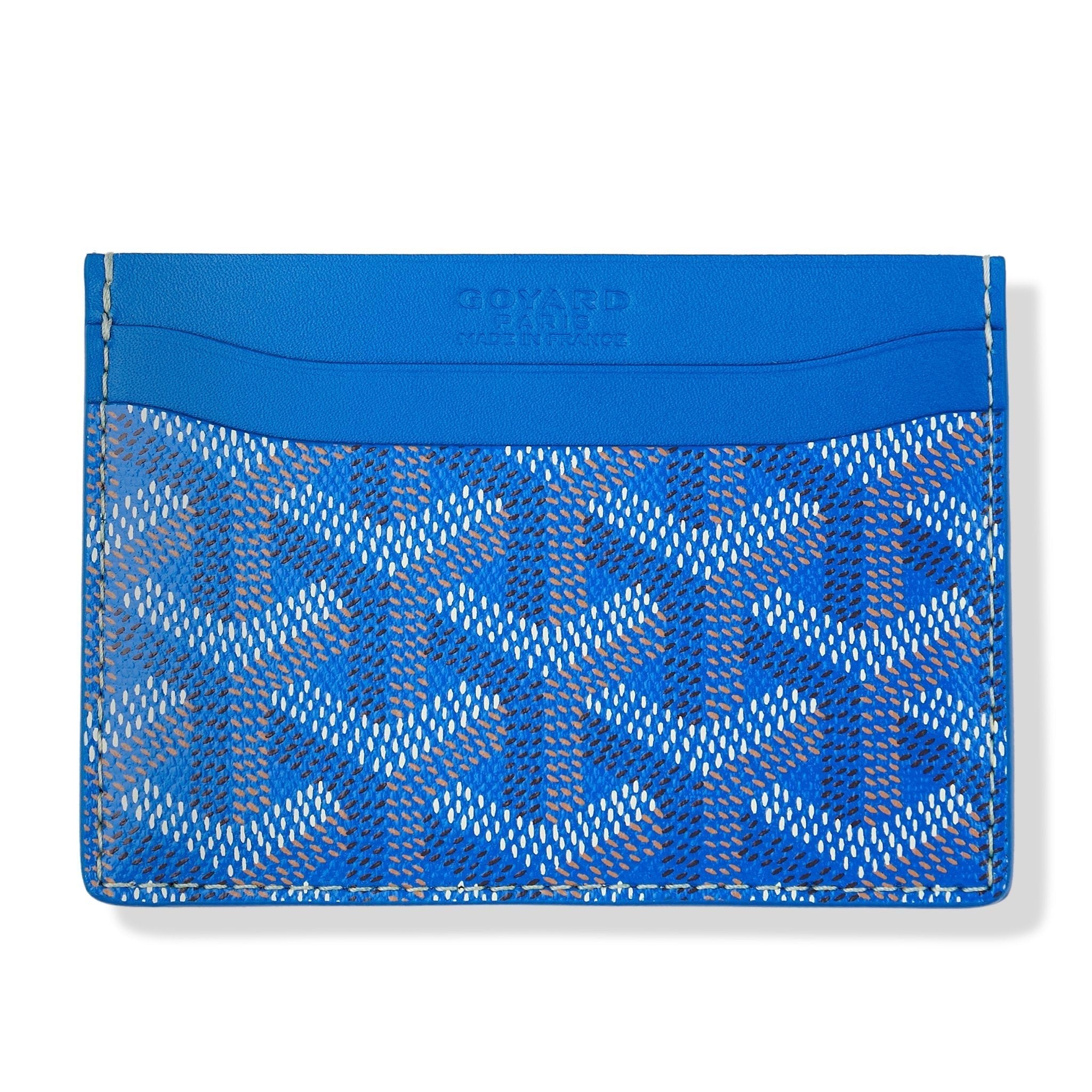 Image of Goyard Sulpice Sky Blue Card Holder