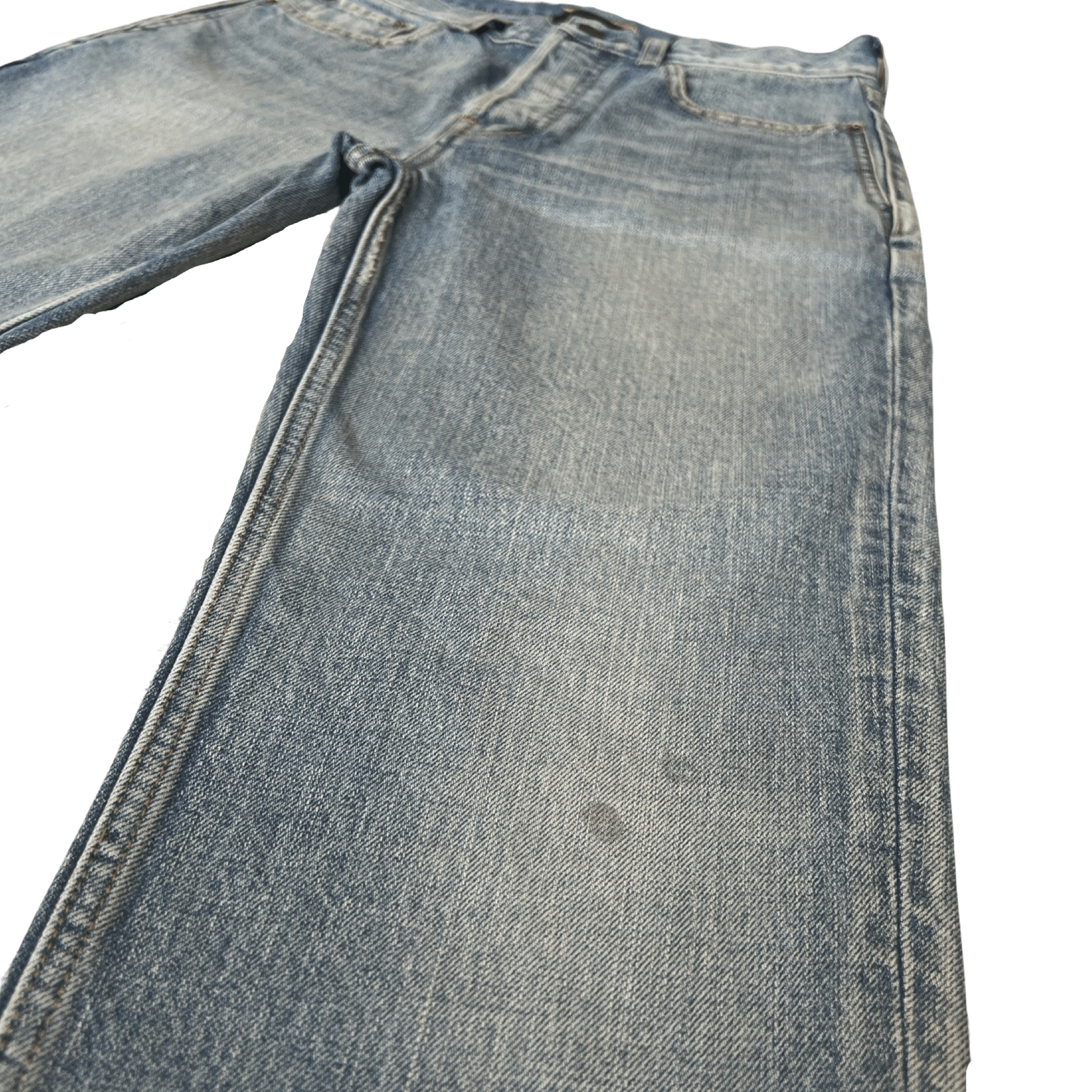 Saint Laurent 90s Straight Jeans Dirty Blue