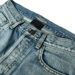 Saint Laurent 90s Straight Jeans Dirty Blue