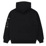 Sp5der Black and White Web Hoodie