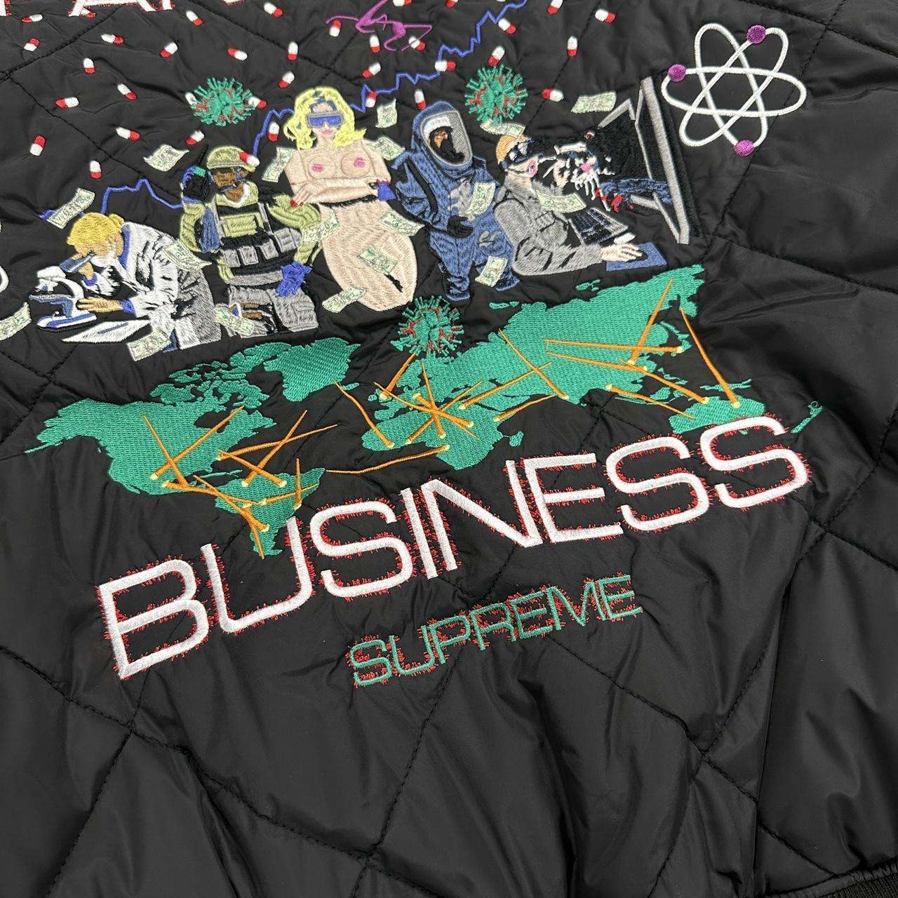 Supreme AOI Quilted Work Jacket Black