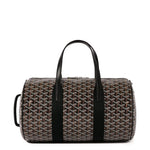 Front view of Goyard Barrel 40 Sports Bag Black BARREL040TY01CL01P