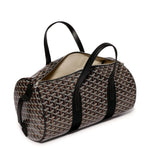 Side view of Goyard Barrel 40 Sports Bag Black BARREL040TY01CL01P