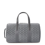Front view of Goyard Barrel 40 Sports Bag Grey BARREL040TY51CL51P
