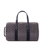 Front view of Goyard Barrel 40 Sports Bag Navy Blue BARREL040TY12CL12P