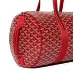 Detail view of Goyard Barrel 40 Sports Bag Red BARREL040TY02CL02P