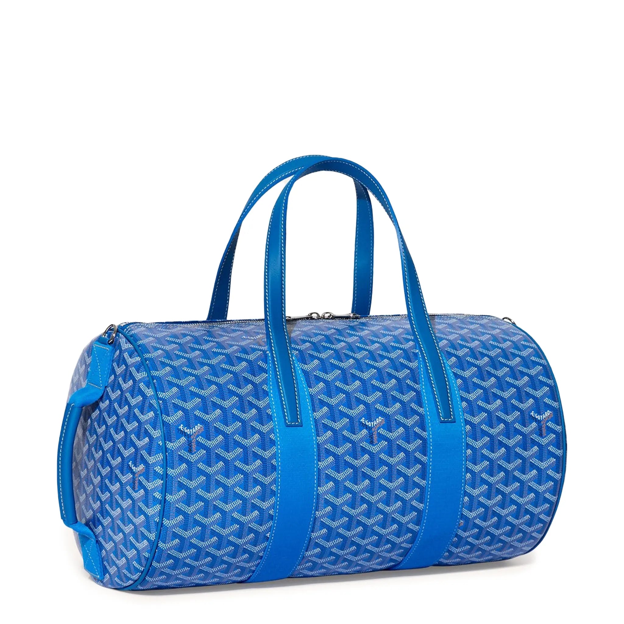 Goyard Barrel 40 Sports Bag Sky Blue – Morely Trends Goyard Barrel 40 Sports Bag Sky Blue – Morely Trends