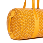 Detail view of Goyard Barrel 40 Sports Bag Yellow BARREL040TY08CL08P