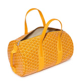 Side view of Goyard Barrel 40 Sports Bag Yellow BARREL040TY08CL08P
