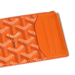 Goyard Bournbon Zipped Orange Card Holder