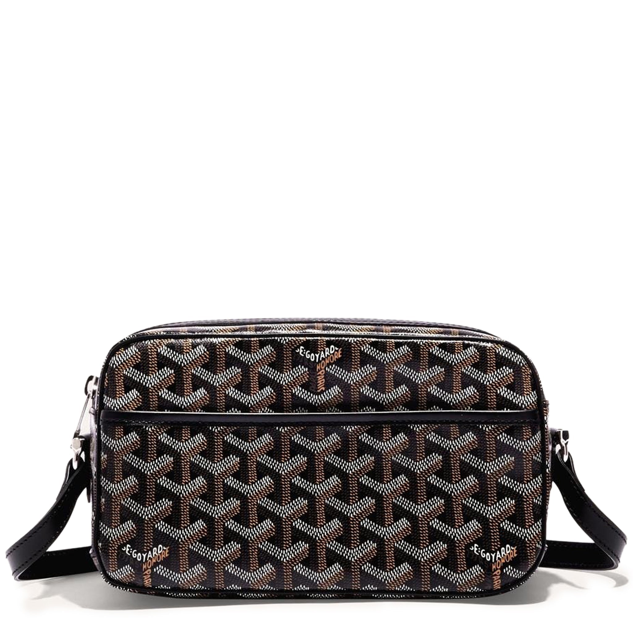 Front view of Goyard Cap-Vert PM Black Bag CAPVE2PMLTY01CL01P
