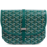 Image of Goyard Goyardine Belvedere II Green PM Messenger Bag