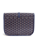 Goyard Goyardine Belvedere II Navy Blue MM Messenger Bag