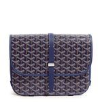 Goyard Goyardine Belvedere II Navy Blue MM Messenger Bag