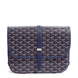 Goyard Goyardine Belvedere II Navy Blue MM Messenger Bag