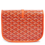 Back view of Goyard Goyardine Belvedere II Orange PM Messenger Bag BELVE3PMLTY07CG07P