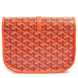 Back view of Goyard Goyardine Belvedere II Orange PM Messenger Bag BELVE3PMLTY07CG07P