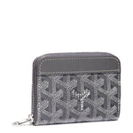 Front view of Goyard Matignon Grey Mini Wallet MATIGNMINTY51CL51P