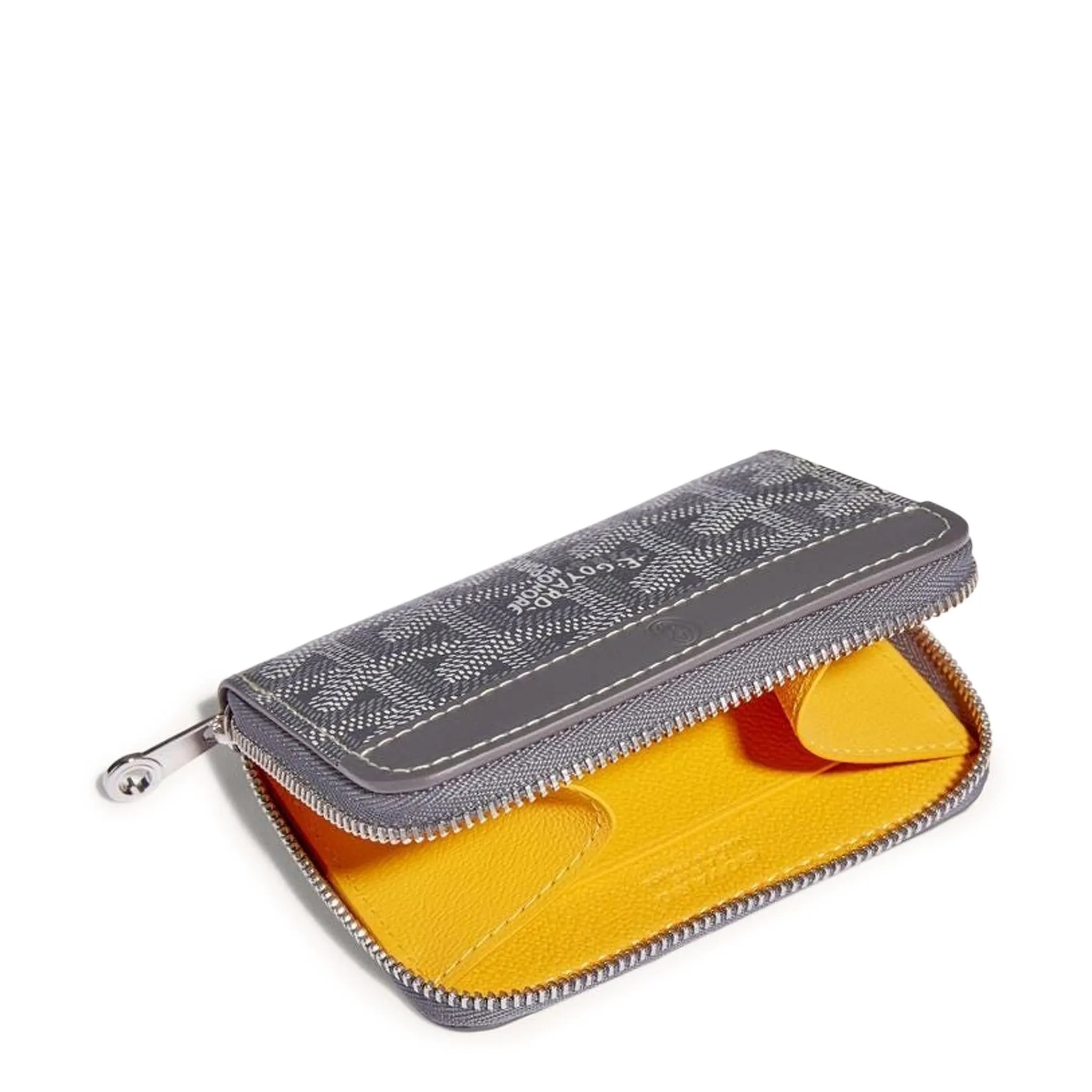 Inside view of Goyard Matignon Grey Mini Wallet MATIGNMINTY51CL51P