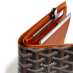 Detail view of Goyard Saint-Florentin Black/Tan Wallet STFLO2PMLTY01CL03P