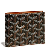 Front view of Goyard Saint-Florentin Black/Tan Wallet STFLO2PMLTY01CL03P