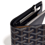 Detail view of Goyard Saint-Florentin Navy Blue Wallet STFLO2PMLTY12CL12P